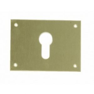 Entrée de cylindre européen en laiton, 65x90mm