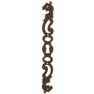 Entrées de clé anciennes fer rouillé ciré