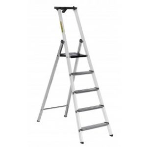 Escabeau en aluminium laqué – 5 marches serties – MB