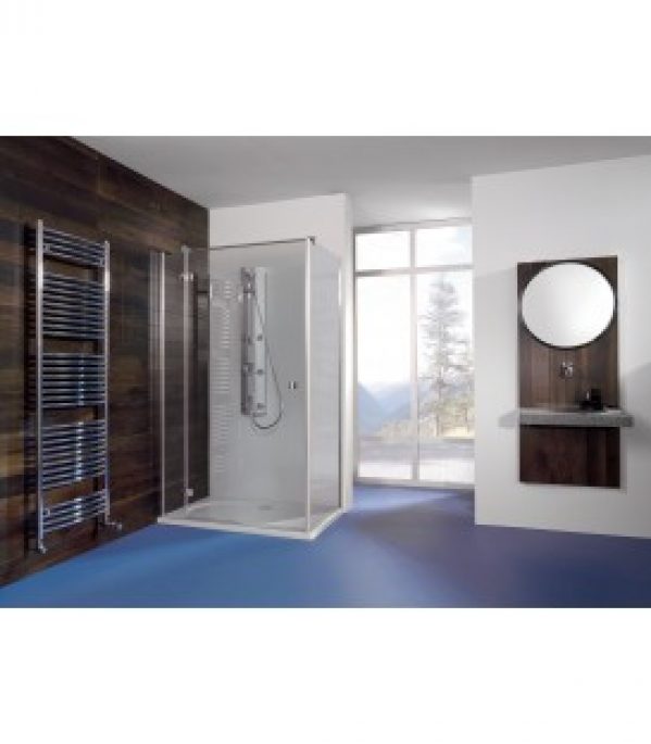 Espira porte pivotante avec paroi fixe latérale