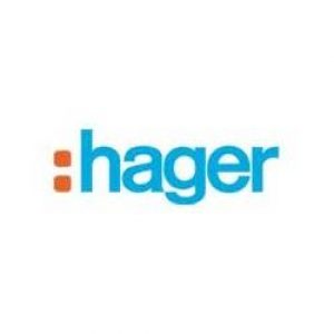 ess. Chargeur dble USB Titane HAGER WE111T