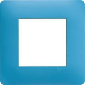 ess. Plq 1 p. Bleu émail HAGER WE441