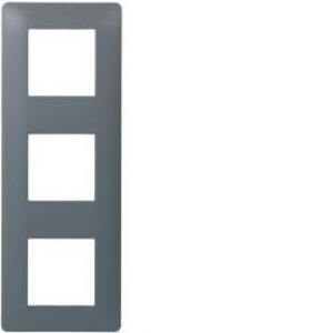 ess. Plq 3 p. entr 71 Graphite HAGER WE423