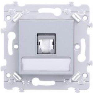 ess. RJ45 Cat.6a STP Gr3TV Tit HAGER WE228T