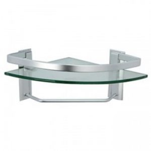 Etagère contemporain en verre et aluminium