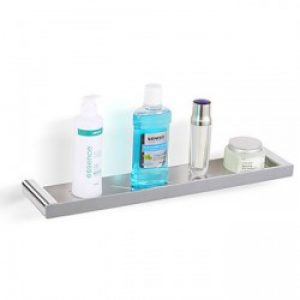 Etagère en inox pour gadgets de salles de bain avec fixation murale