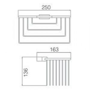 Etagère grille de salle de bains Imex