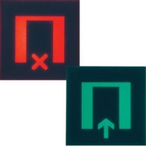 Etiquette voyant 2M salle – APPAREILLAGE MURAL GALLERY HAGER WXA605