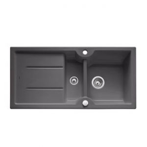 Evier céramique noir BLANCO IDESSA 6 S 1 bac 1/2
