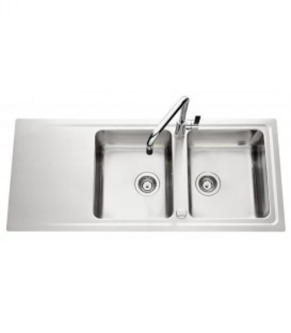 Evier inox Stromboli 2 bacs