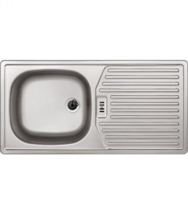 Evier Rieber E86K en inox lxP 860×435 mm