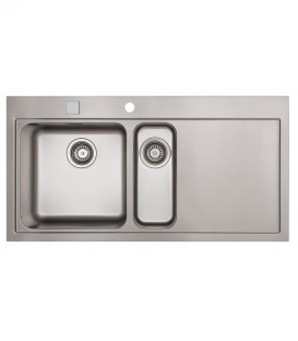 Evier Rieber LINEA 150 en inox, gauche