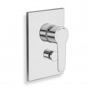 Façade mitigeur douche complet avec mécanisme NEW DAY Chromé (2 sorties) – Cristina Ondyna ND64951