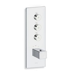 FACADE THERMO UP VERTICALE THERMOSTATIQUE 3 SORTIES CHROME QUADRI – CRISTINA ONDYNA XQ72351