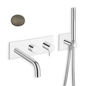 FACADE TRIVERDE BAIN DOUCHE MURAL 2 SORTIES METAL BROSSE EX TV108 – CRISTINA ONDYNA TV10277