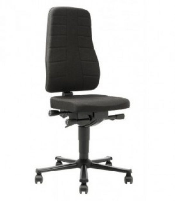 Fauteuil BIMOS All-In_one Highline avec 2 roulettes, revet. tissu noir