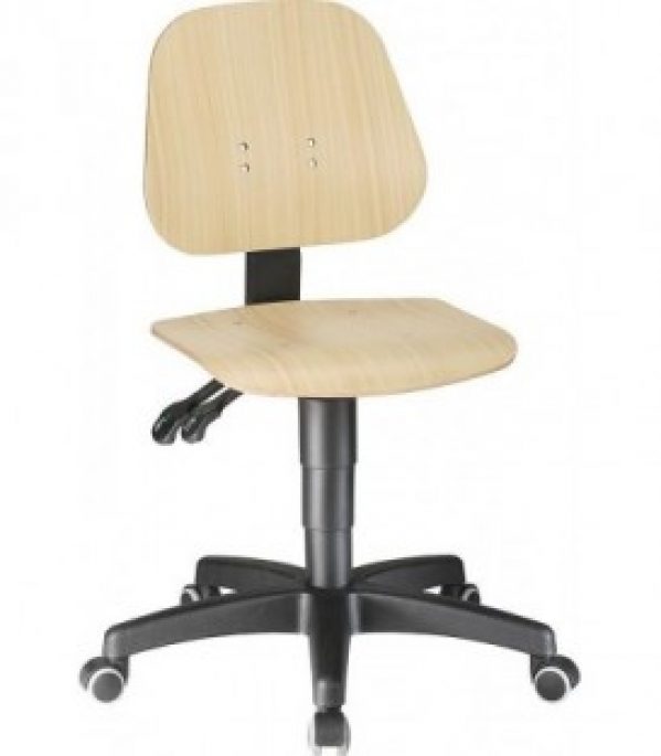 Fauteuil BIMOS Unitec 2 avec roulettes et hetre