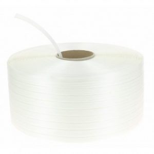 Feuillard textile manuel blanc