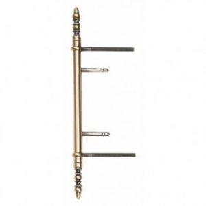 Fiche à lacets à tourillons en laiton vieilli-diamètre 13 mm