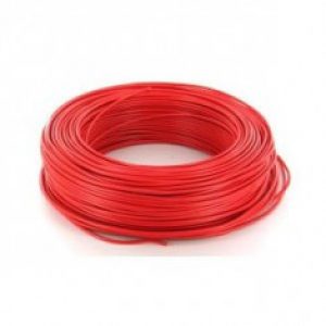 Fil électrique HO7VU 1.5mm² Rouge en 100m