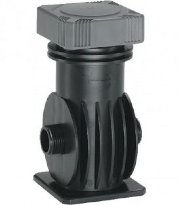 Filtre central GARDENA, utilisation souterraine et supraterrestre avec « filetage 3/4&Prime; » « 