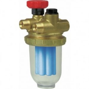 Filtre fioul laiton double conduite 500
