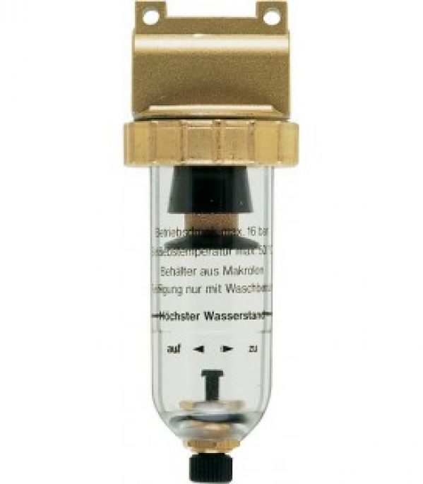 Filtre pneumatique 16 bars Raccord G3/4 + G1 Debit 6.700 l/min