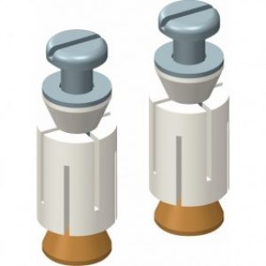 Fixations par le dessus pour abattants