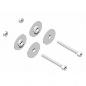 Fixations pour poignée traversante de porte en verre Diva XX et XXI