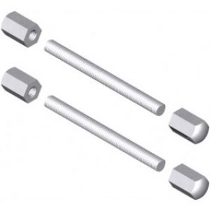 Fixations pour poignées modèles Aileron 6821 – montage par paire