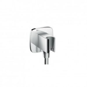 Fixfit Porter E Coude de raccordement flexible+support Douchette chromé Hansgrohe