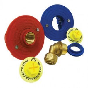 FIXOPLAC Douche/Bain Douche – PER Ø16 coudé à compression – Somatherm