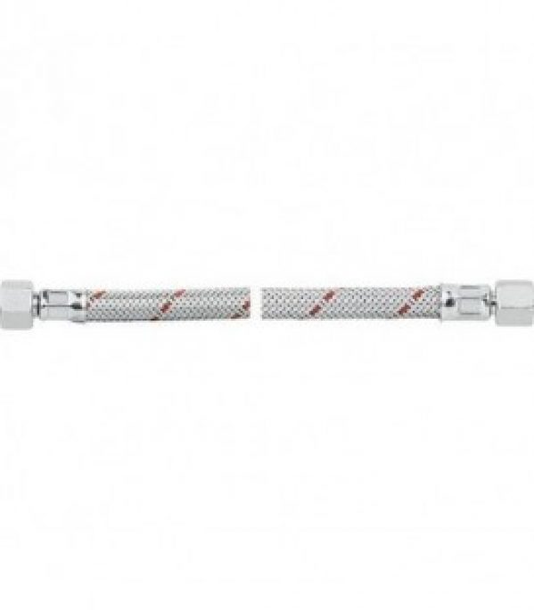 Flexible de bruleur fioul avec ecrou-raccord 3/8 et 1/4 1000 mm