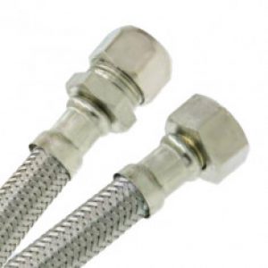 Flexible sanitaire Inox Ø8 raccord Bicône / Femelle