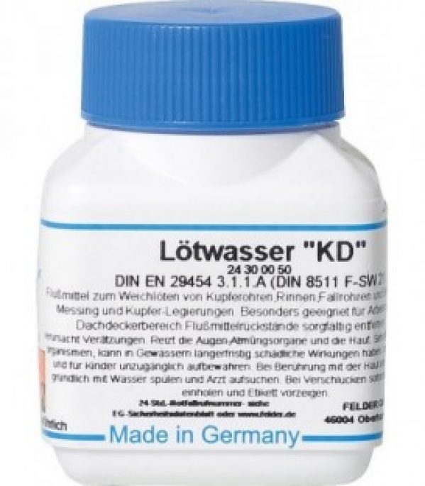 Fluide decapant « KD » 0,1 kg Bouteille avec pinceau