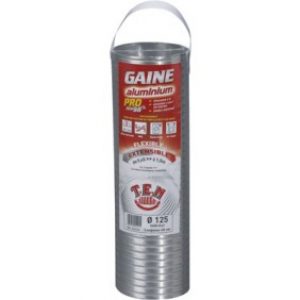 Gaine accordéon aluminium