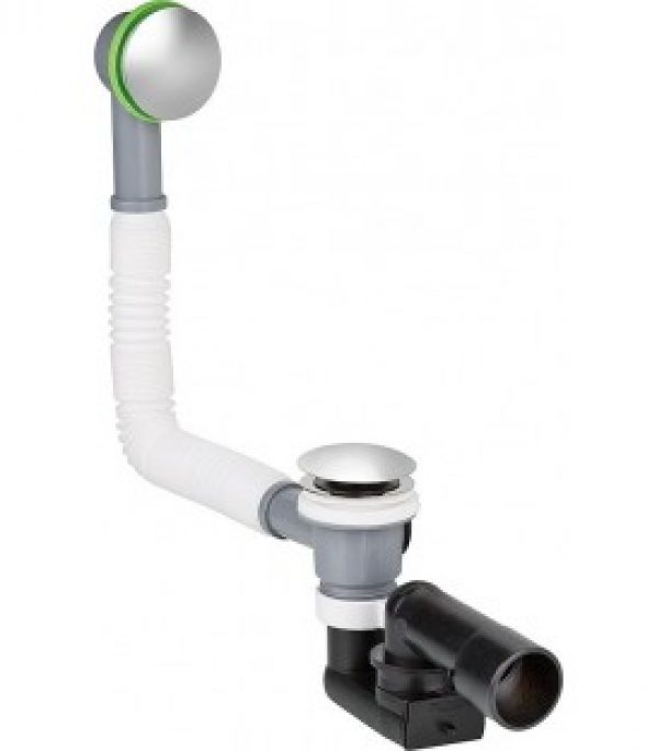 Garniture d ecoulement de baignoire Laiton. Type Clicker 70×11/2&Prime; avec siphon