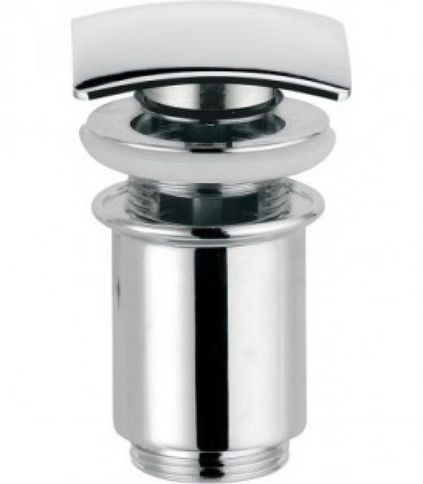 Garniture d&rsquo;écoulement DN32 (1/4&Prime;) Click Clack, Skyline chromé, avec trop-plein