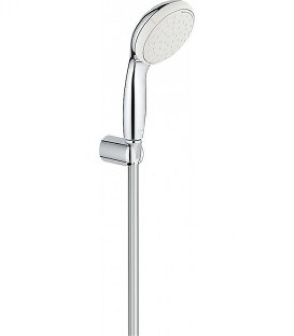 Garniture de douche Grohe Tempesta 100, chromé, 2 jets, fixation douchette, tuyau