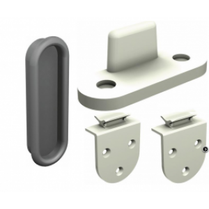 Garniture – guides et patins – porte coulissante de meuble – MINITUB