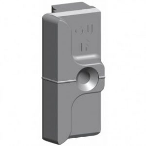 Gâche de galet E-18108 pour menuiserie pvc