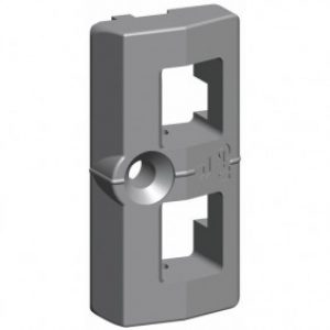 Gâche de tringle E-19222 pour menuiserie pvc