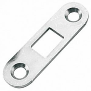 Gâche de tringle plate pour crémone à larder – menuiserie bois