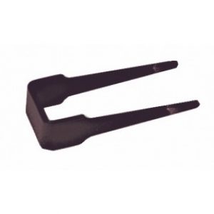 Gâche fer noir pour targettes rustiques BOUVET