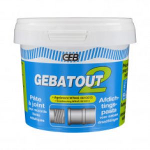 GEBATOUT Pâte à joint pour raccords filetés 500g