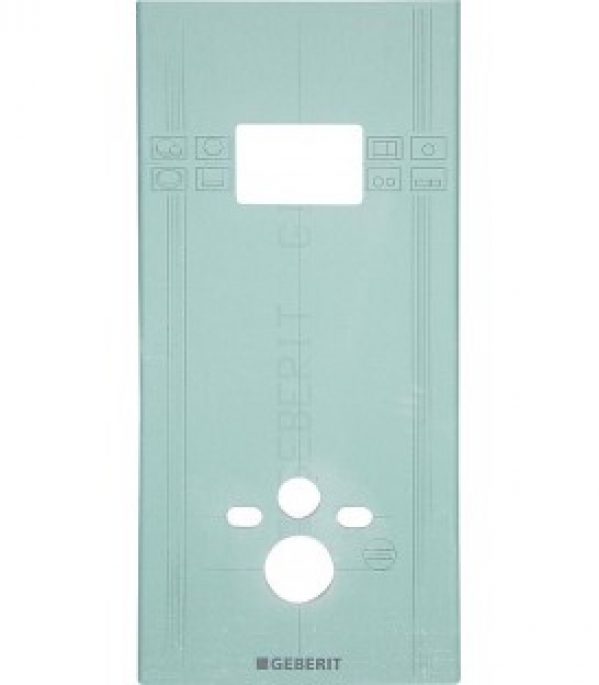 Geberit GIS panneau WC suspendu pour réservoir encastré Sigma 12 cm classe A2/DIN4102, 15 pieces