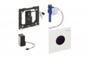 Geberit Sigma01 – Plaque de commande électronique à infrarouge pour urinoirs chrome high gloss / black