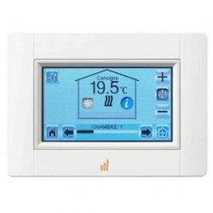 Gestionnaire sans fil TOUCH E3 – Programmateur central pilotable à distance pour radiateurs…