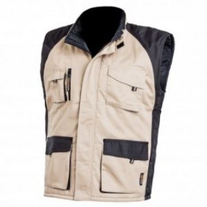 Gilet matelassé CORDOBA Beige/Noir