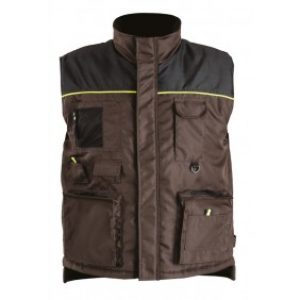 Gilet multi-poches doublure polaire ALTEA Marron/Noir